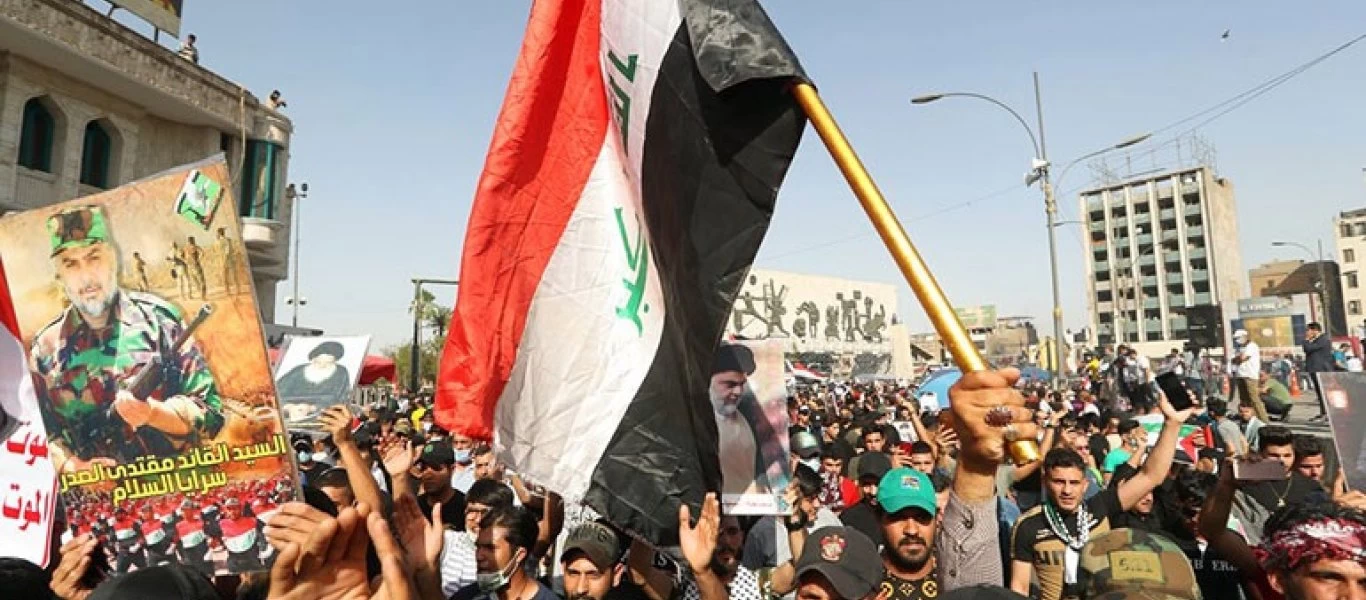 Μεγάλες διαδηλώσεις στο Ιράκ κατά του Ισραήλ και υπέρ των Παλαιστινίων